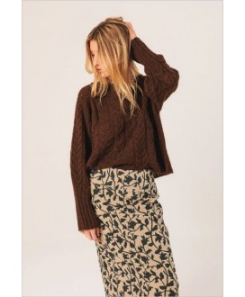 Falda estampado beige INDI&COLD