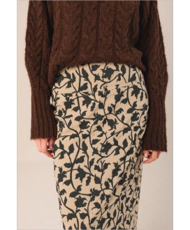 Falda estampado beige INDI&COLD