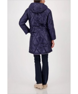 Parka camel reversible azul MONARI
