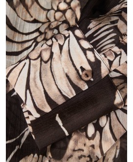 Camisa marrón estampado alas LION OF PORCHES