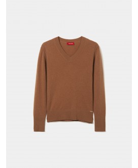 Jersey pico camel trenzado hombro/lateral LION OF PORCHES