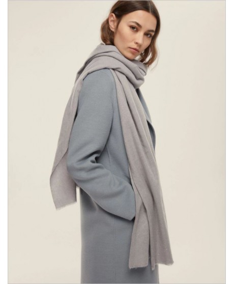 Bufanda gris flecos lurex EMME MARELLA