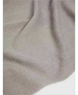 Bufanda gris flecos lurex EMME MARELLA