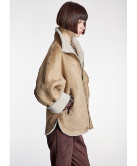 Chaquetón reversible piel vuelta ALBA CONDE
