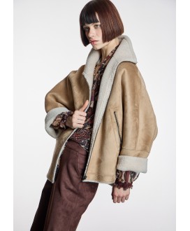 Chaquetón reversible piel vuelta ALBA CONDE