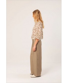 Blusa engomada marrón INDI&COLD
