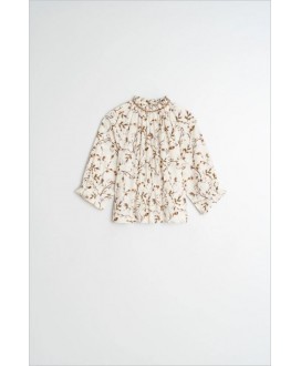 Blusa engomada marrón INDI&COLD