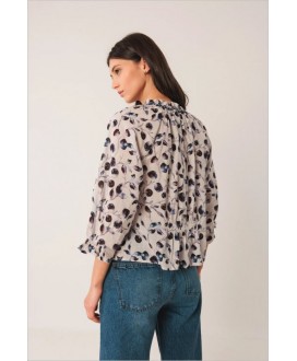 Blusa engomada azul INDI&COLD