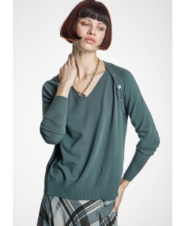 Jersey cuello pico azafata ALBA CONDE