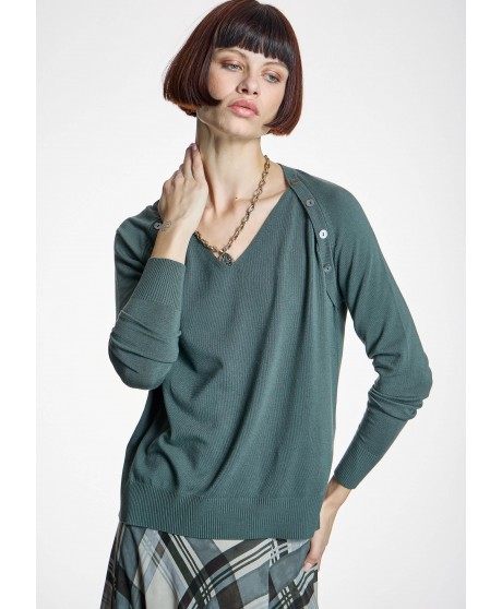 Jersey cuello pico azafata ALBA CONDE