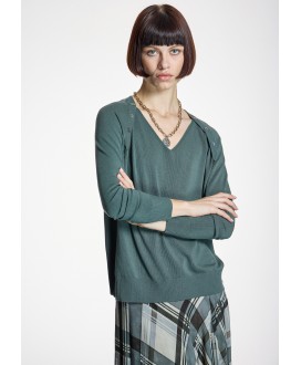 Jersey cuello pico azafata ALBA CONDE