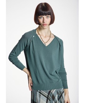Jersey cuello pico azafata ALBA CONDE