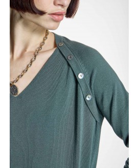 Jersey cuello pico azafata ALBA CONDE
