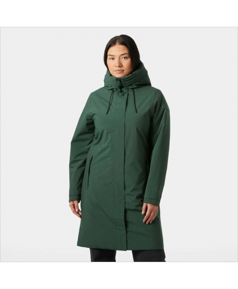 Parka  larga Victoria Ins Rain verde HELLY HANSEN