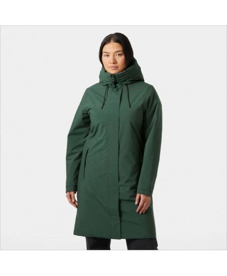 Parka  larga Victoria Ins Rain verde HELLY HANSEN