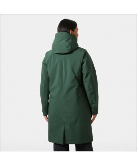 Parka  larga Victoria Ins Rain verde HELLY HANSEN