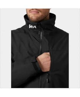 Chaqueta negra Crew Midlayer Jacket HELLY HANSEN