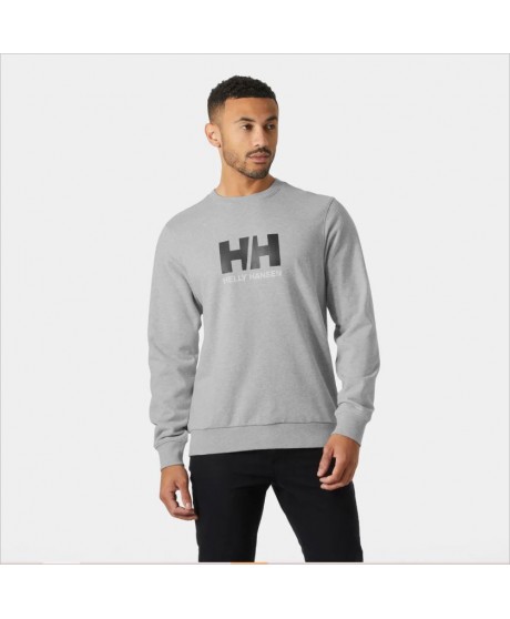 Sudadera gris logo negro HELLY HANSEN
