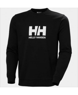 Sudadera negra logo blanco HELLY HANSEN