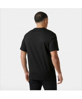 Camiseta negra logo al tono HELLY HANSEN