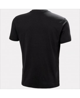 Camiseta negra logo al tono HELLY HANSEN