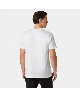 Camiseta blanca logo negro HELLY HANSEN