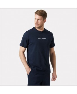 Camiseta marino logo blanco HELLY HANSEN