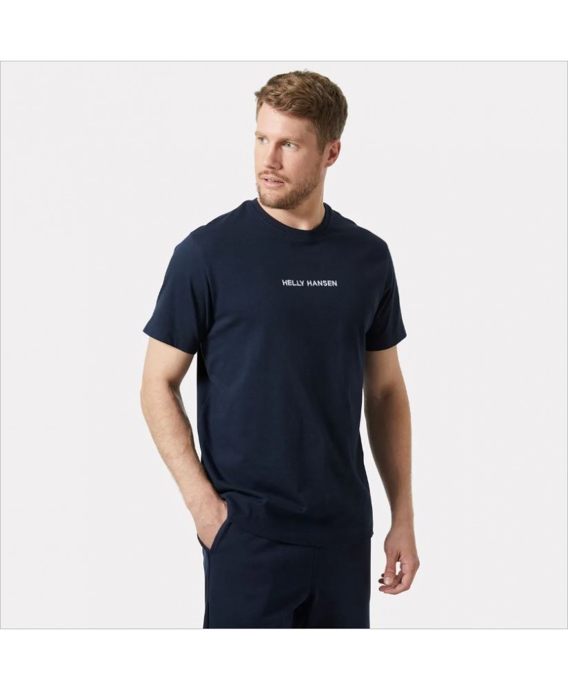 Camiseta marino logo blanco HELLY HANSEN