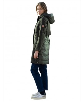 Parka caqui parte de atrás plumino HONGO