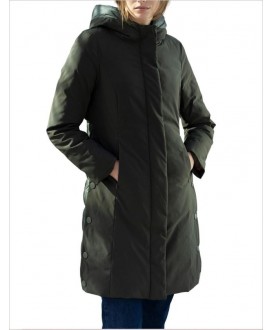 Parka caqui parte de atrás plumino HONGO