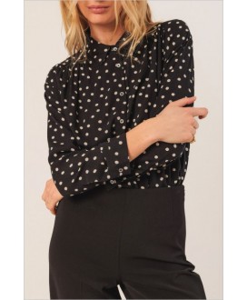 Camisa Bea topos negro INDI&COLD
