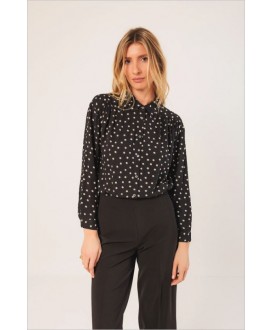 Camisa Bea topos negro INDI&COLD