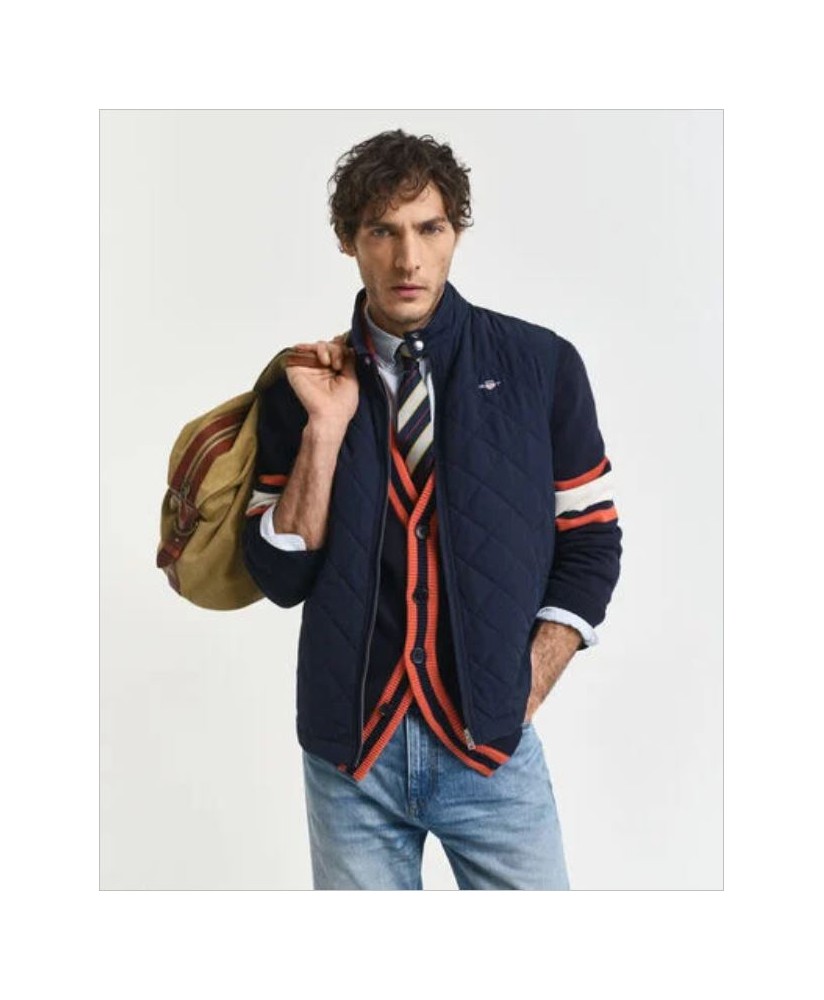 Chaleco guateado marino GANT