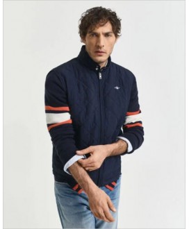 Chaleco guateado marino GANT