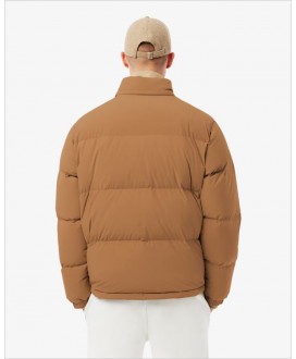 Parka acolchada camel capucha hidrófuga LACOSTE