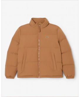 Parka acolchada camel capucha hidrófuga LACOSTE