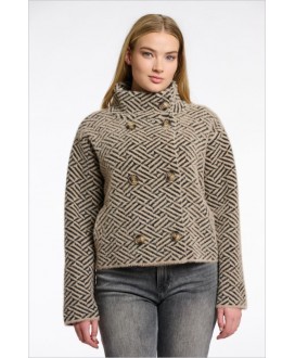 Chaqueta doble botonadura...