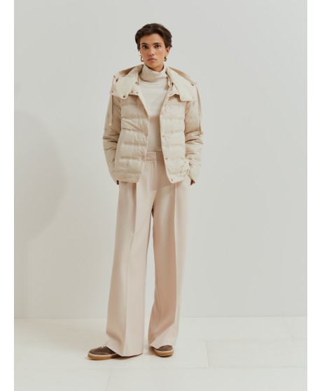 Chaqueta acolchada cruda reversible capucha LION OF PORCHES