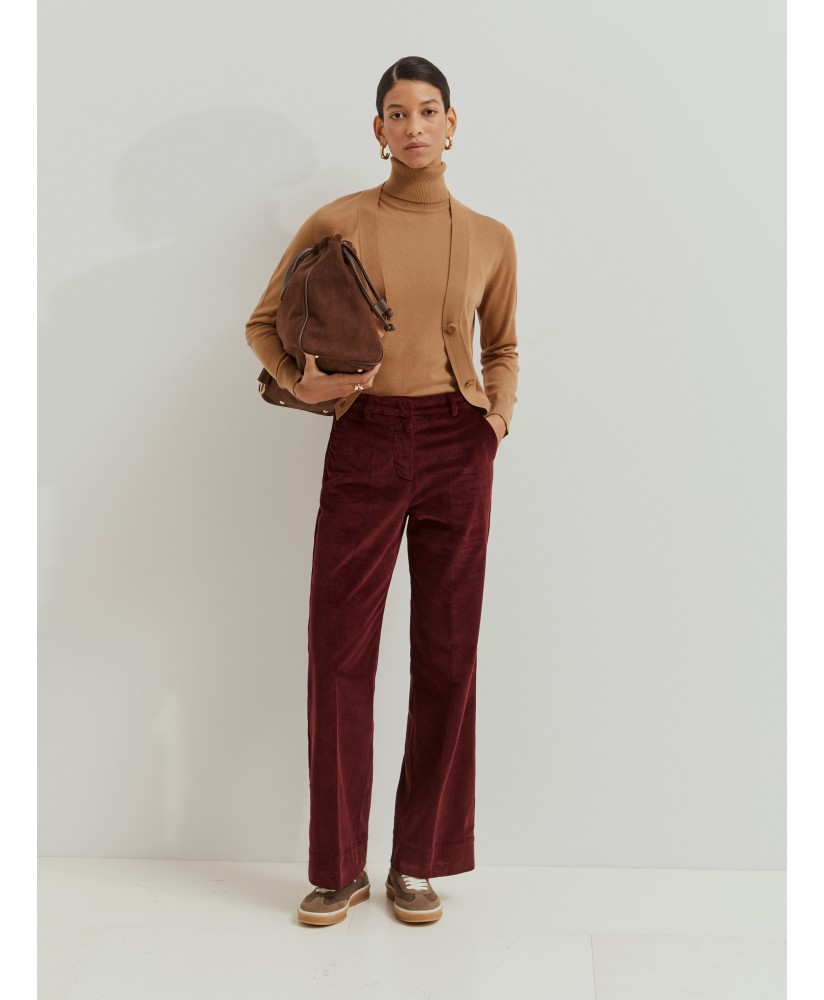 Pantalón chino pana granate  LION OF PORCHES