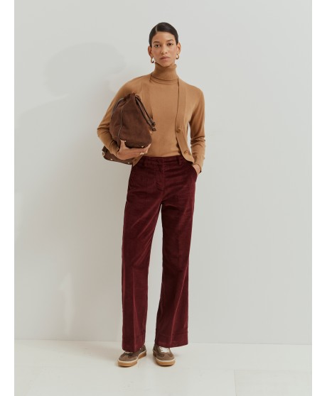 Pantalón chino pana granate  LION OF PORCHES
