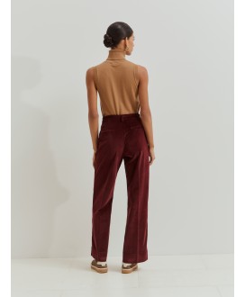 Pantalón chino pana granate  LION OF PORCHES