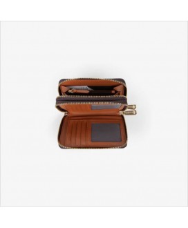 Billetera mediana logo marrón M VALENTINO