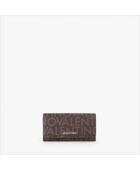Billetera logo marrón M VALENTINO