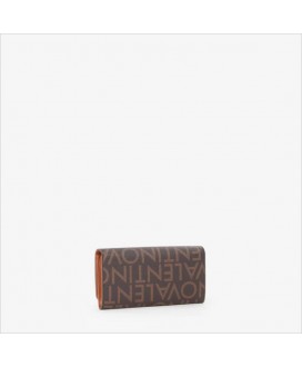 Billetera logo marrón M VALENTINO