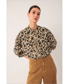 Camisa estampado beige INDI&COLD