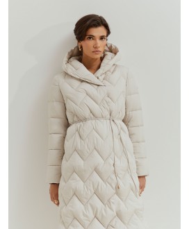 Parka cruda larga acolchada LION OF PORCHES