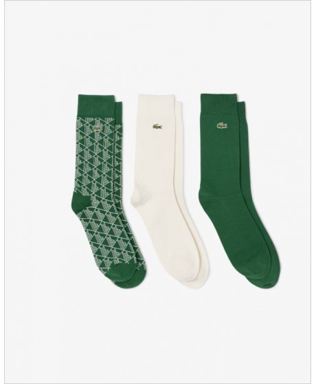 Pack de tres calcetines LACOSTE