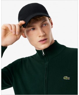 Chaqueta verde cremallera LACOSTE