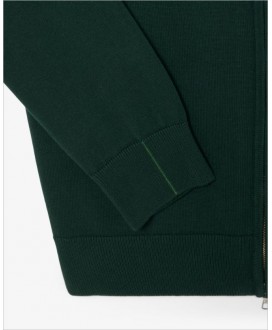 Chaqueta verde cremallera LACOSTE