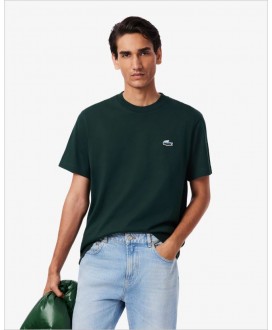 Camiseta classic fit verde LACOSTE